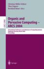 Image for Organic and Pervasive Computing -- ARCS 2004