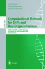 Image for Computational Methods for SNPs and Haplotype Inference : DIMACS/RECOMB Satellite Workshop, Piscataway, NJ, USA, November 21-22, 2002, Revised Papers