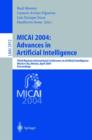 Image for MICAI 2004: Advances in Artificial Intelligence