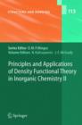 Image for Principles and applications of density functional theory in inorganic chemistry II