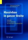 Image for Massivbau in Ganzer Breite : Festschrift Zum 60. Geburtstag Von Univ.-Prof. Dr.-Ing. Konrad Zilch