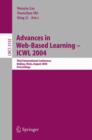 Image for Advances in Web-Based Learning - ICWL 2004