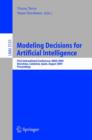 Image for Modeling Decisions for Artificial Intelligence : First International Conference, MDAI 2004, Barcelona, Spain, August 2-4, 2004, Proceedings