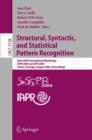 Image for Structural, Syntactic, and Statistical Pattern Recognition : Joint IAPR International Workshops, SSPR 2004 and SPR 2004, Lisbon, Portugal, August 18-20, 2004 Proceedings