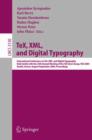 Image for TeX, XML, and Digital Typography