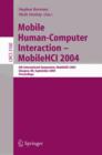 Image for Mobile Human-Computer Interaction - Mobile HCI 2004