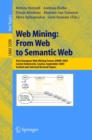 Image for Web Mining: From Web to Semantic Web