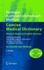 Image for Springer Kompaktworterbuch Medizin / Concise Medical Dictionary : Deutsch-Englisch / English-German