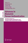 Image for Advances in Biometric Person Authentication