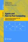 Image for Agents and Peer-to-Peer Computing