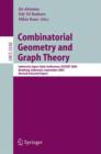Image for Combinatorial Geometry and Graph Theory : Indonesia-Japan Joint Conference, IJCCGGT 2003, Bandung, Indonesia, September 13-16, 2003, Revised Selected Papers