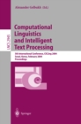 Image for Computational linguistics and intelligent text processing: 5th international conference, CICLing 2004, Seoul, Korea February 15-21, 2004 : proceedings