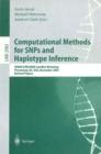 Image for Computational methods for SNPs and haplotype inference: DIMACS/RECOMB satellite workshop, Piscataway, NJ, USA, November 21-22, 2002 : revised papers