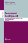 Image for Component deployment: second international working conference, CD 2004, Edinburgh, UK, May 20-21, 2004 : proceedings