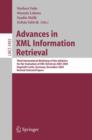 Image for Advances in XML Information Retrieval