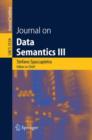 Image for Journal on Data Semantics III