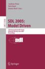 Image for SDL 2005: Model Driven : 12th International SDL Forum, Grimstad, Norway, June 20-23, 2005, Proceedings
