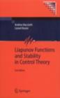 Image for Liapunov functions and stability in control theory