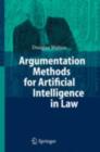 Image for Argumentation Methods for Artificial Intelligence in Law