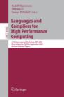 Image for Languages and Compilers for High Performance Computing