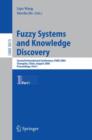 Image for Fuzzy Systems and Knowledge Discovery : Second International Conference, FSKD 2005, Changsha, China, August 27-29, 2005, Proceedings, Part I