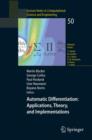 Image for Automatic differentation  : applications, theory and implementations