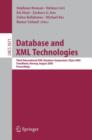 Image for Database and XML Technologies