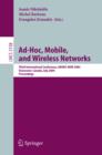 Image for Ad-hoc, mobile, and wireless networks: third International Conference, ADHOC-NOW 2004 Vancouver, Canada, July 22-24, 2004 : proceedings : 2865