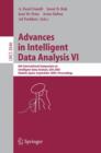 Image for Advances in Intelligent Data Analysis VI