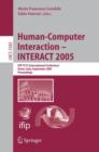 Image for Human-computer interaction - INTERACT 2005  : IFIP TC13 International Conference, Rome, Italy, September 12-16, 2005, proceedings