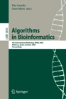 Image for Algorithms in Bioinformatics : 5th International Workshop, WABI 2005, Mallorca, Spain, October 3-6, 2005, Proceedings