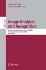 Image for Image Analysis and Recognition : Second International Conference, ICIAR 2005, Toronto, Canada, September 28-30, 2005, Proceedings