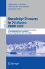 Image for Knowledge Discovery in Databases: PKDD 2005 : 9th European Conference on Principles and Practice of Knowledge Discovery in Databases, Porto, Portugal, October 3-7, 2005, Proceedings