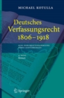 Image for Deutsches Verfassungsrecht 1806 - 1918