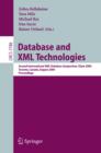 Image for Database and XML technologies: second international XML Database Symposium, XSym 2004