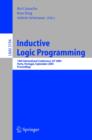 Image for Inductive logic programming: 14th international conference, ILP 2004, Porto, Portugal, September 6-8, 2004 : proceedings
