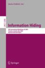 Image for Information hiding: 6th international workshop, IH 2004, Toronto, Canada, May 23-25 2004, revised selected papers
