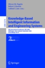 Image for Knowledge-Based Intelligent Information and Engineering Systems: 8th International Conference, KES 2004, Wellington, New Zealand, September 20-25, 2004, Proceedings, Part II