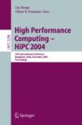 Image for High performance computing - HIPC: 11th International conference, Bangalore, India, December 19-22 2004, proceedings
