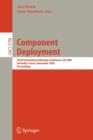 Image for Component Deployment : Third International Working Conference, CD 2005, Grenoble, France, November 28-29, 2005, Proceedings