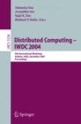 Image for Distributed computing - IWDC 2004: 6th International workshop, Kolkata, India, December 27-30, 2004 : proceedings