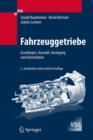 Image for Fahrzeuggetriebe : Grundlagen, Auswahl, Auslegung Und Konstruktion