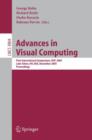 Image for Advances in Visual Computing : First International Symposium, ISVC 2005, Lake Tahoe, NV, USA, December 5-7, 2005, Proceedings