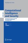 Image for Computational Intelligence and Security