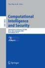 Image for Computational Intelligence and Security : International Conference, CIS 2005, Xi&#39;an, China, December 15-19, 2005, Proceedings, Part II