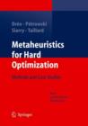 Image for Metaheuristic optimization: methods and case studies
