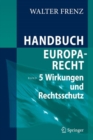 Image for Handbuch Europarecht : Band 5: Wirkungen und Rechtsschutz