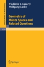 Image for Geometry of Muntz Spaces and Related Questions