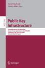 Image for Public key infrastructure: second European PKI Workshop: Research and Applications, EuroPKI 2005, Canterbury, UK, June 30-July 1, 2005 : revised selected papers