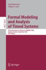 Image for Formal modeling and analysis of timed systems: third international conference, FORMATS 2005, Uppsala, Sweden, September 26-28, 2005 : proceedings